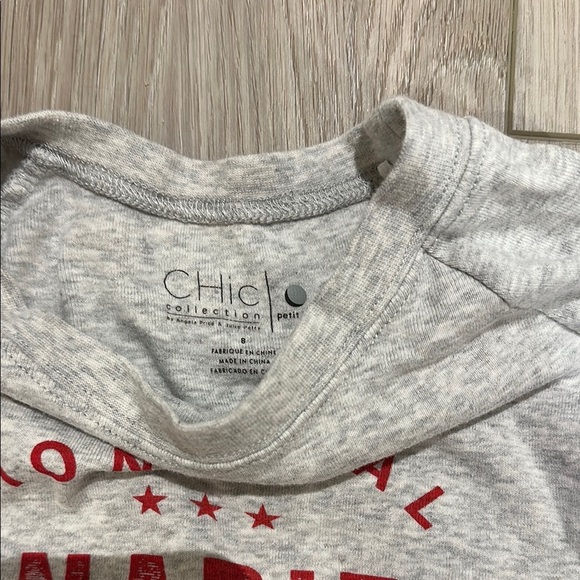 Petit Lem Gray and Red Kids Pajamas - Picture 5 of 5